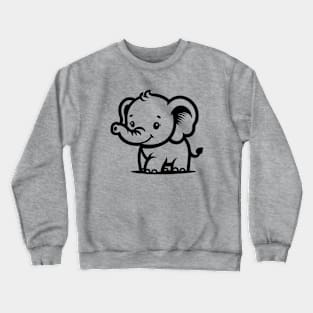 Elephant Calf Crewneck Sweatshirt